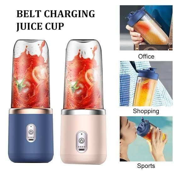 Portable Blender for Smoothies & Juices | 400ml Rechargeable Juicer Bottle