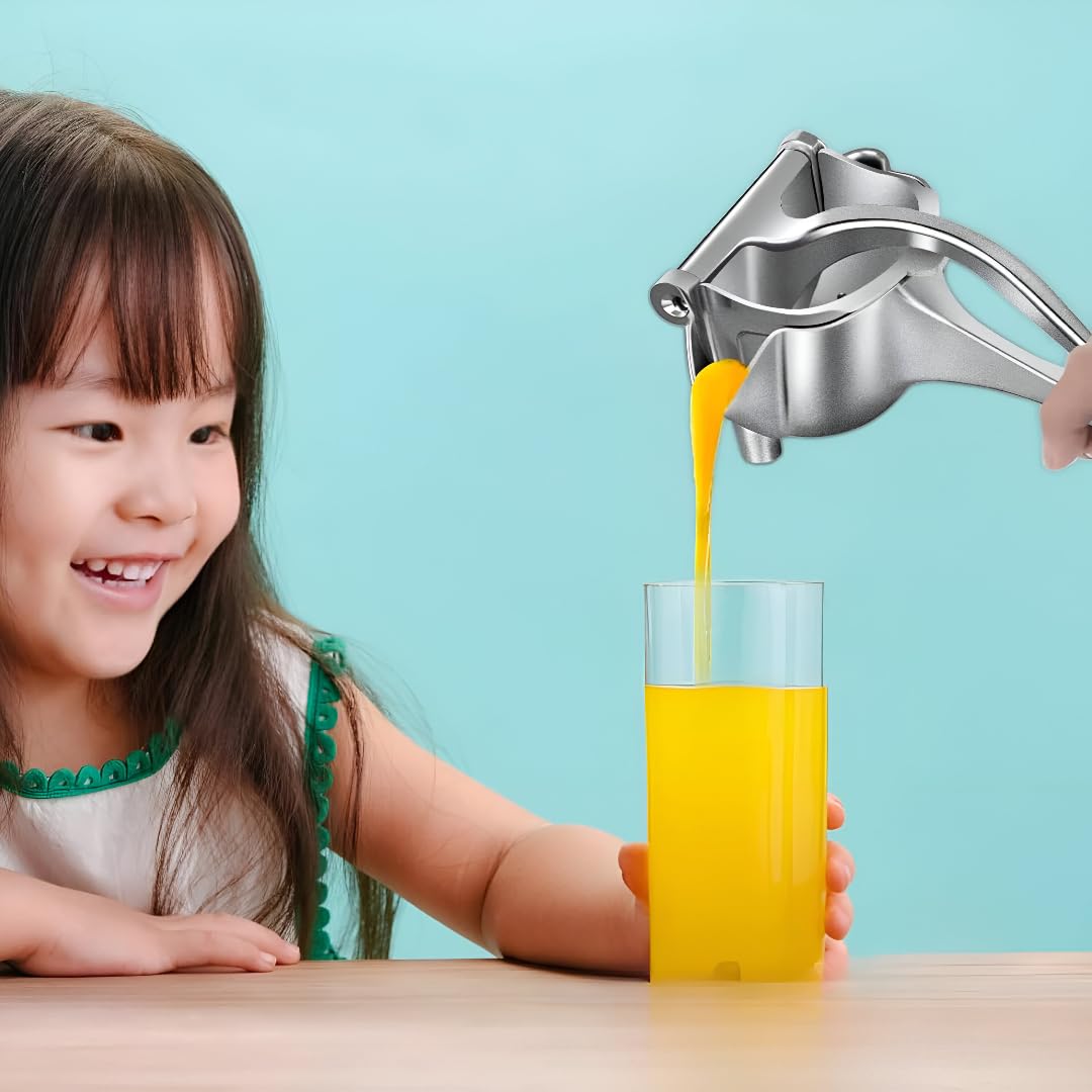Hand Press Lemon Juicer | Heavy-Duty Aluminum Citrus Fruit Squeezer