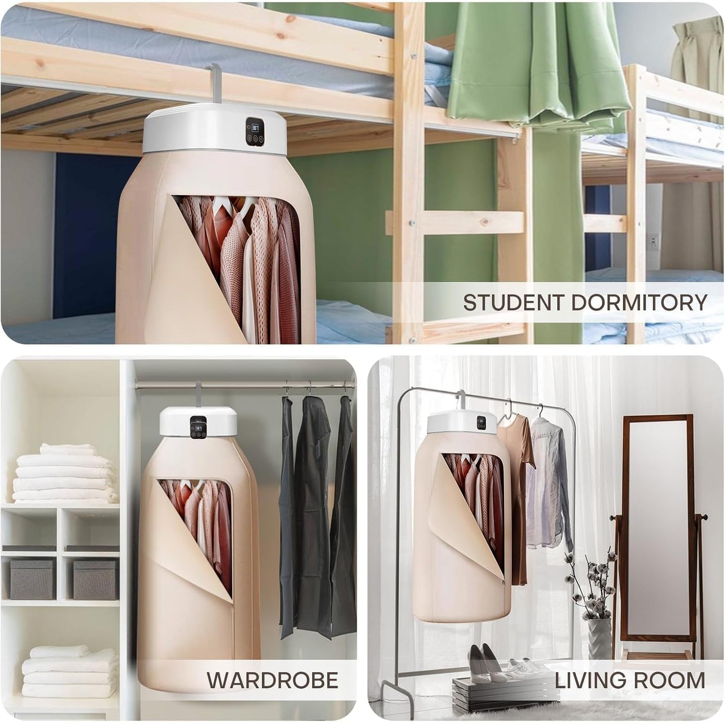 Portable Electric Clothes Dryer | Foldable Fast Drying Machine with Timer