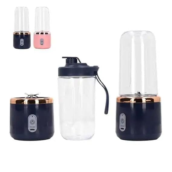 Portable Blender for Smoothies & Juices | 400ml Rechargeable Juicer Bottle
