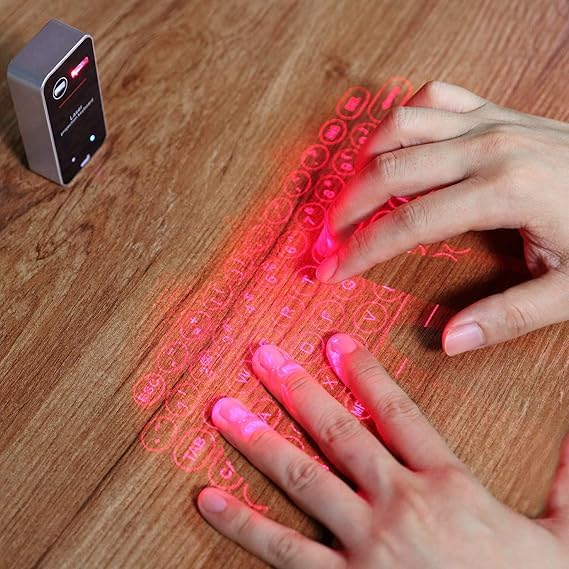 Wireless Laser Keyboard Projection Virtual Bluetooth Laser Keyboard for Smartphone Tablet PC Laptop
