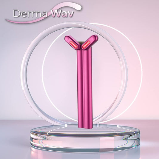 4-in-1 Professional Facial Beauty Device – Red LED, Microcurrent & Heat Therapy Skin Care Tool