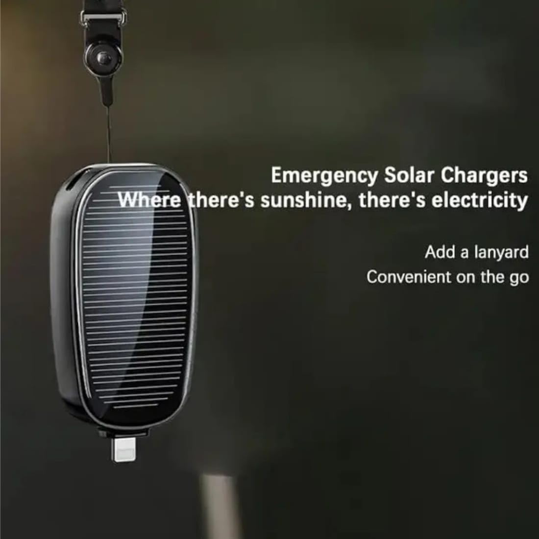 iPhone Keychain Portable Charger | 1600mAh Mini Emergency Power Bank