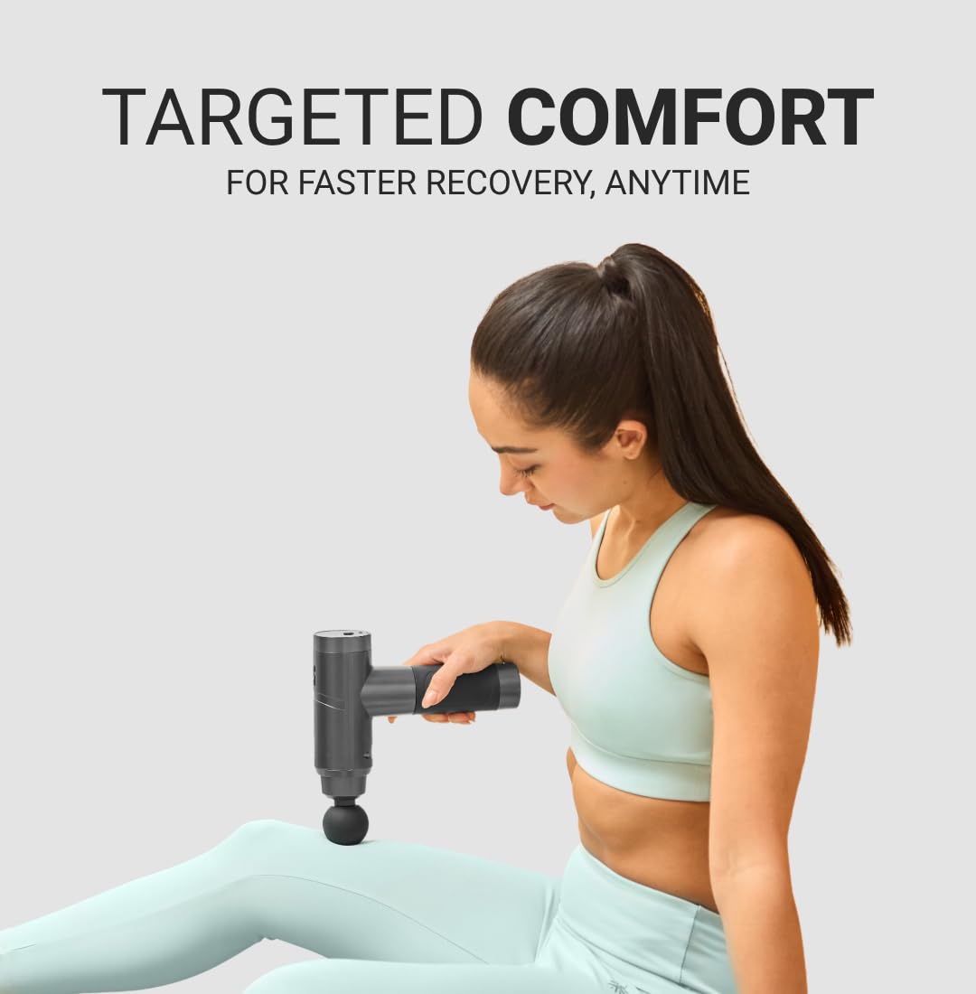 Deep Tissue Massage Gun | Rechargeable Whole Body Massager with 6 Speed Levels