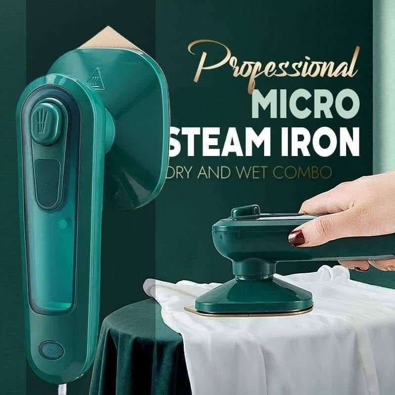 Portable Handheld Steam Iron | Mini Dry & Wet Garment Steamer for Home & Travel