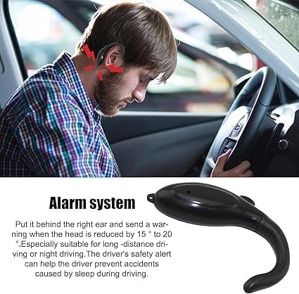 Driver Anti-Sleep Alarm Device | Safe Driving Alert & Fatigue Reminder