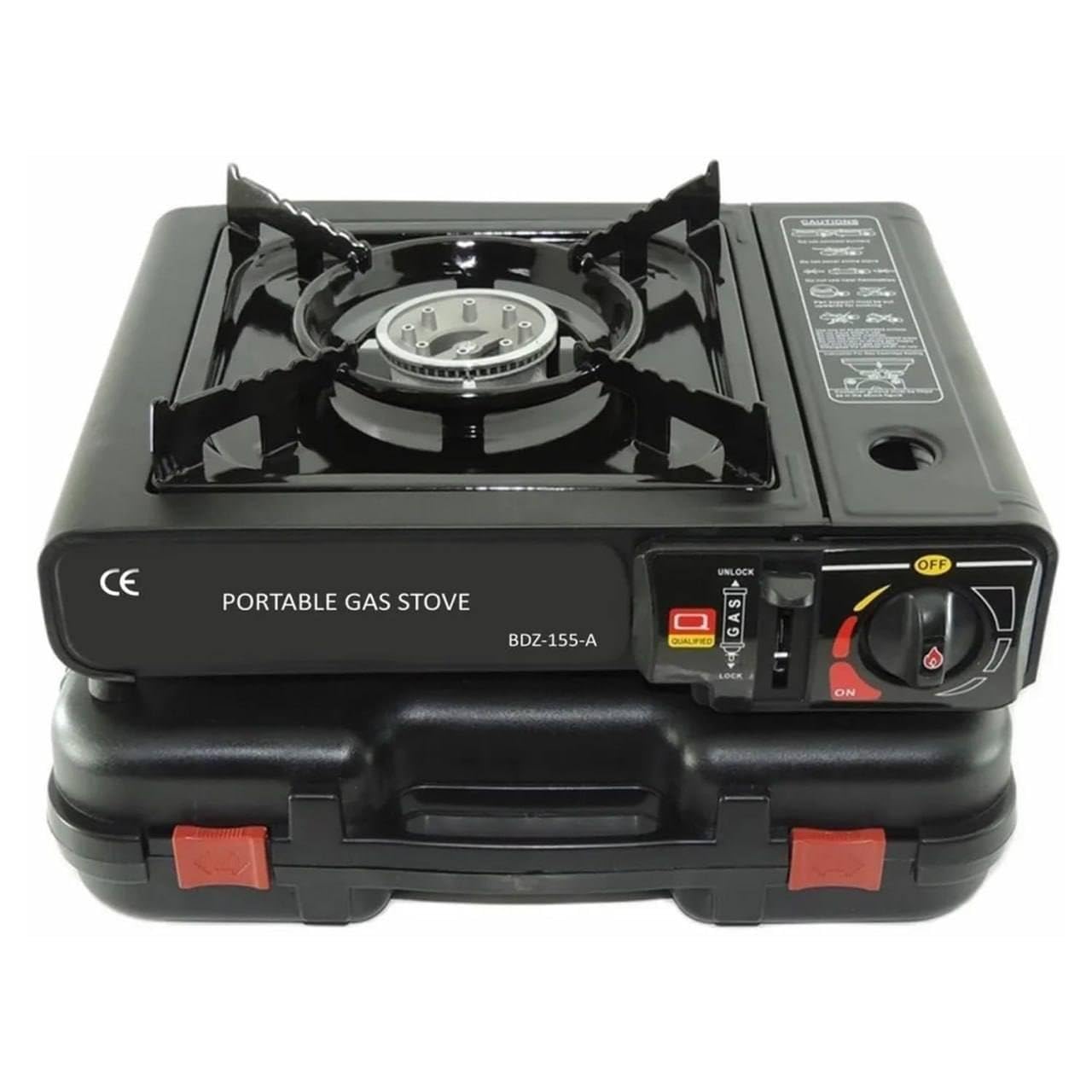 2-in-1 Portable Travel Gas Stove | Butane & LPG Camping Cooking Burner