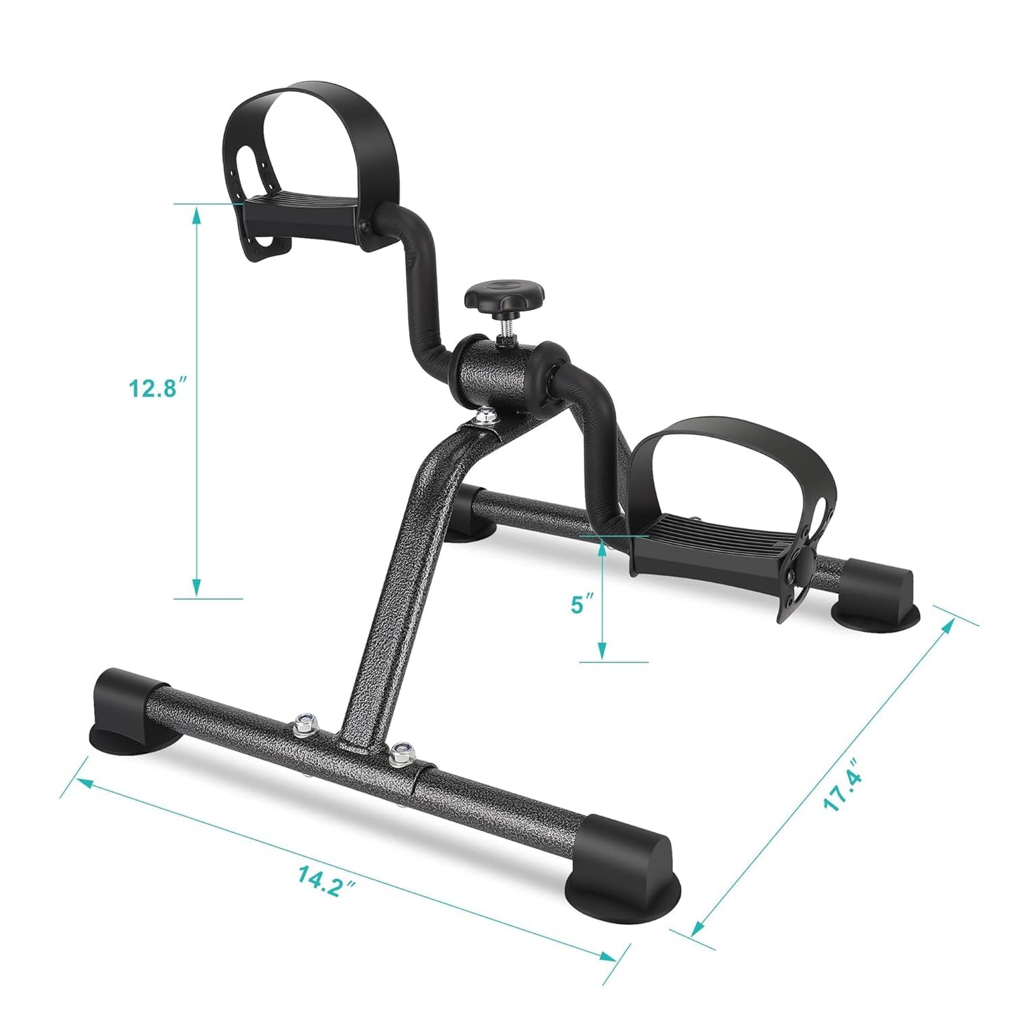 Under Desk Pedal Exerciser | Portable Mini Bike for Arm & Leg Workout