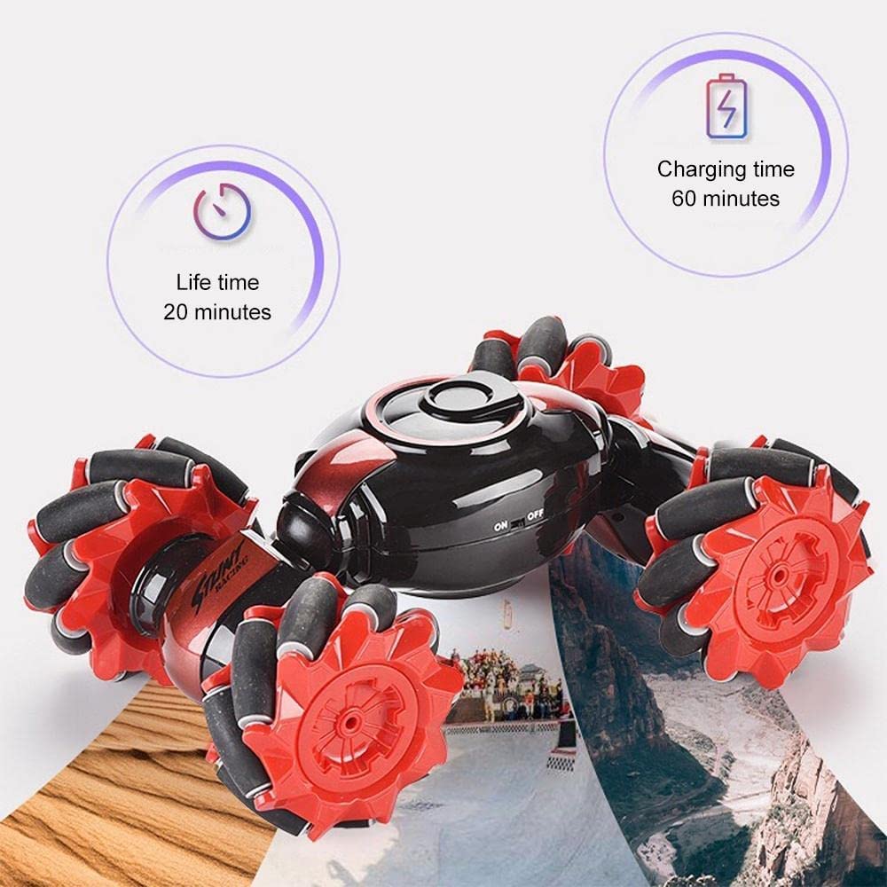 Gesture Sensor Watch Control RC Stunt Car | 360° Twisting Drift Toy Car