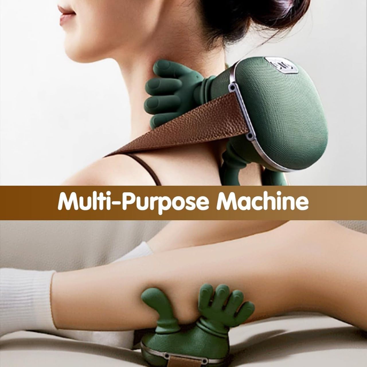Electric Neck & Back Massager | Portable Cordless Body Massager for Pain Relief & Muscle Relaxation