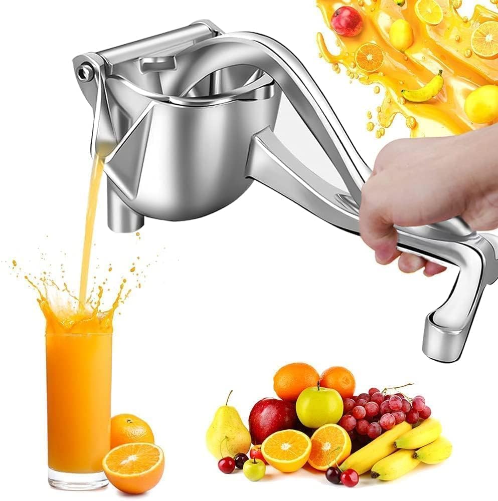Hand Press Lemon Juicer | Heavy-Duty Aluminum Citrus Fruit Squeezer