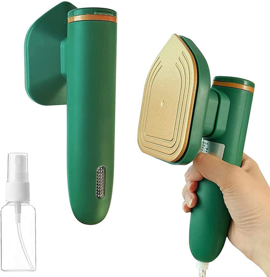 Portable Handheld Steam Iron | Mini Dry & Wet Garment Steamer for Home & Travel