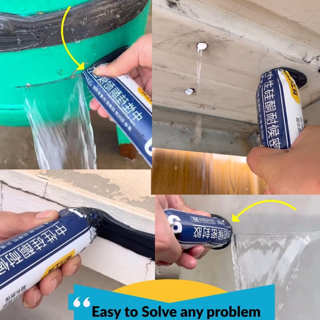 Waterproof Silicone Sealant 750g | Multi-Surface Adhesive for Home Repairs
