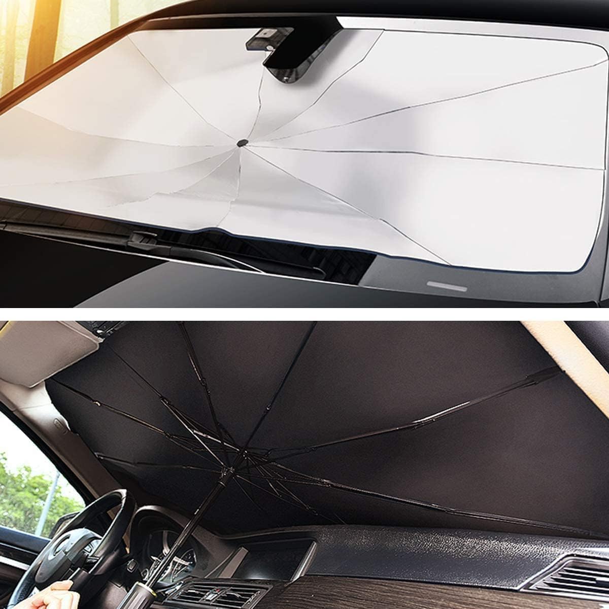 Foldable Car Windshield Sun Shade – UV & Heat Protection Cover