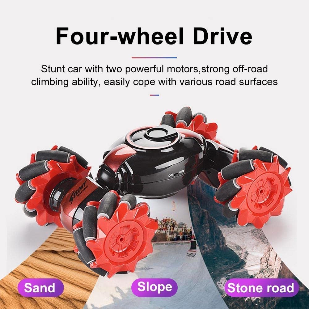 Gesture Sensor Watch Control RC Stunt Car | 360° Twisting Drift Toy Car