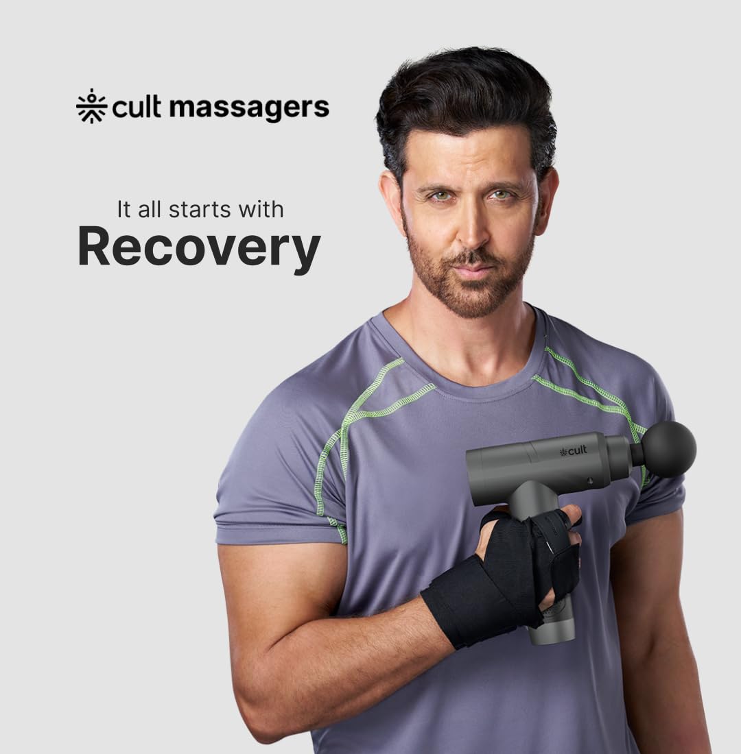 Deep Tissue Massage Gun | Rechargeable Whole Body Massager with 6 Speed Levels