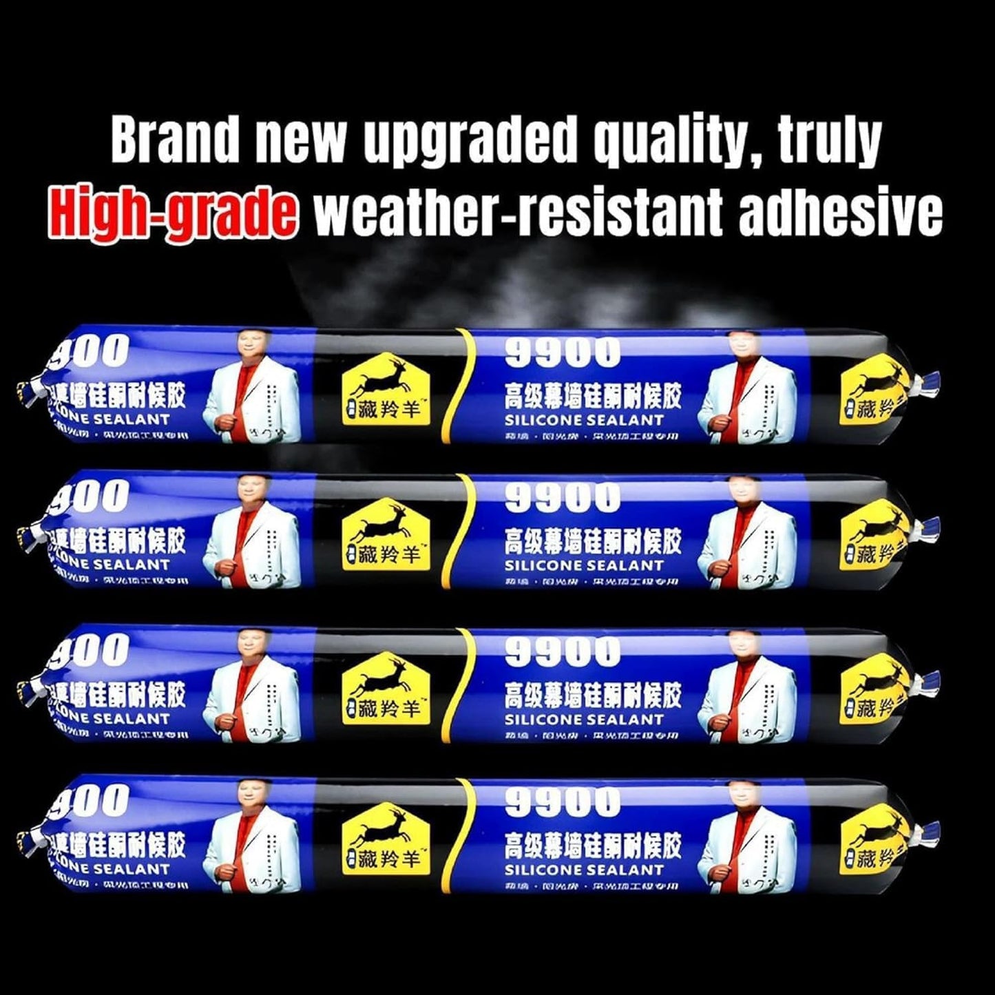 Waterproof Silicone Sealant 750g | Multi-Surface Adhesive for Home Repairs