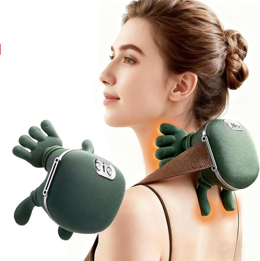 Electric Neck & Back Massager | Portable Cordless Body Massager for Pain Relief & Muscle Relaxation