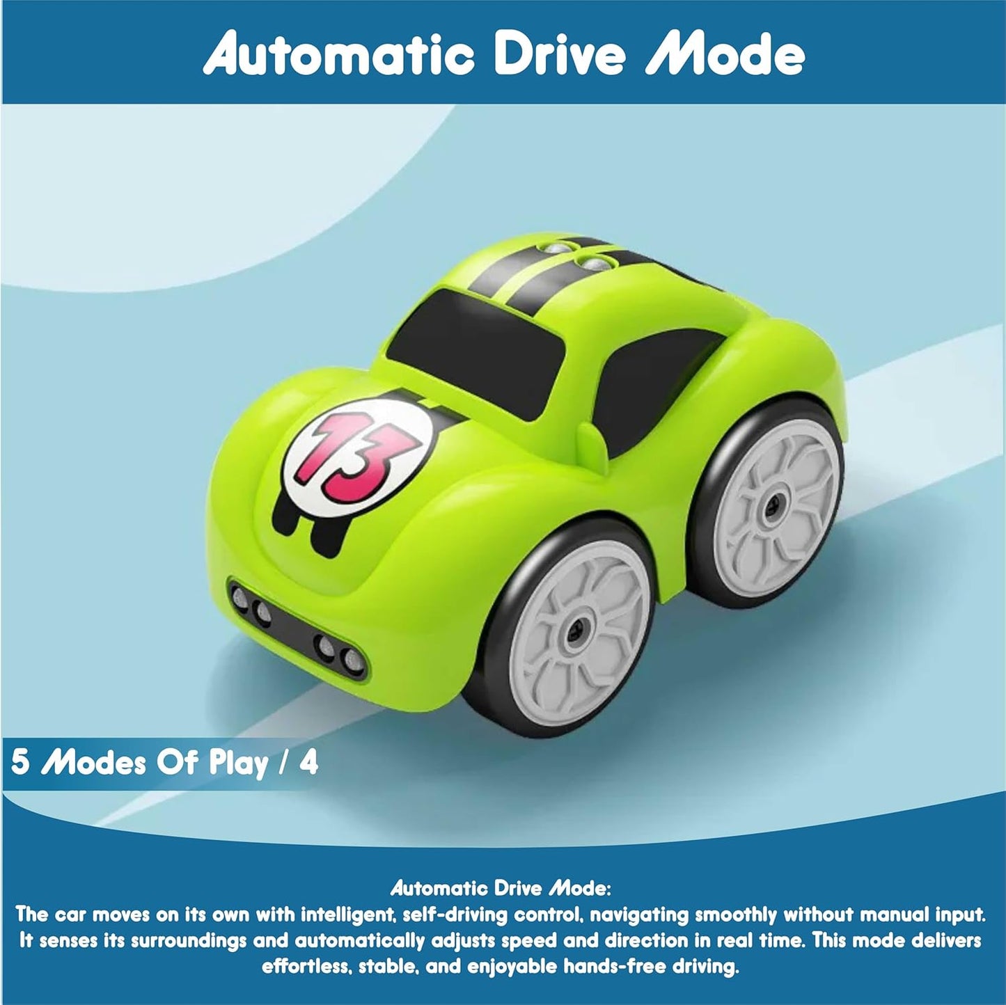 Magic Induction RC Car | Smart Sensor Toy Car with Line Tracking & Follow Me Mode