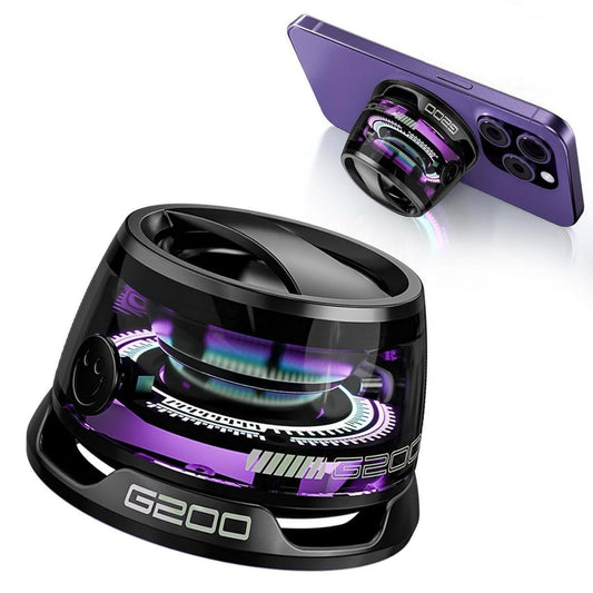 Magnetic Bluetooth Speaker | RGB Light, Phone Stand & 3D Surround Sound
