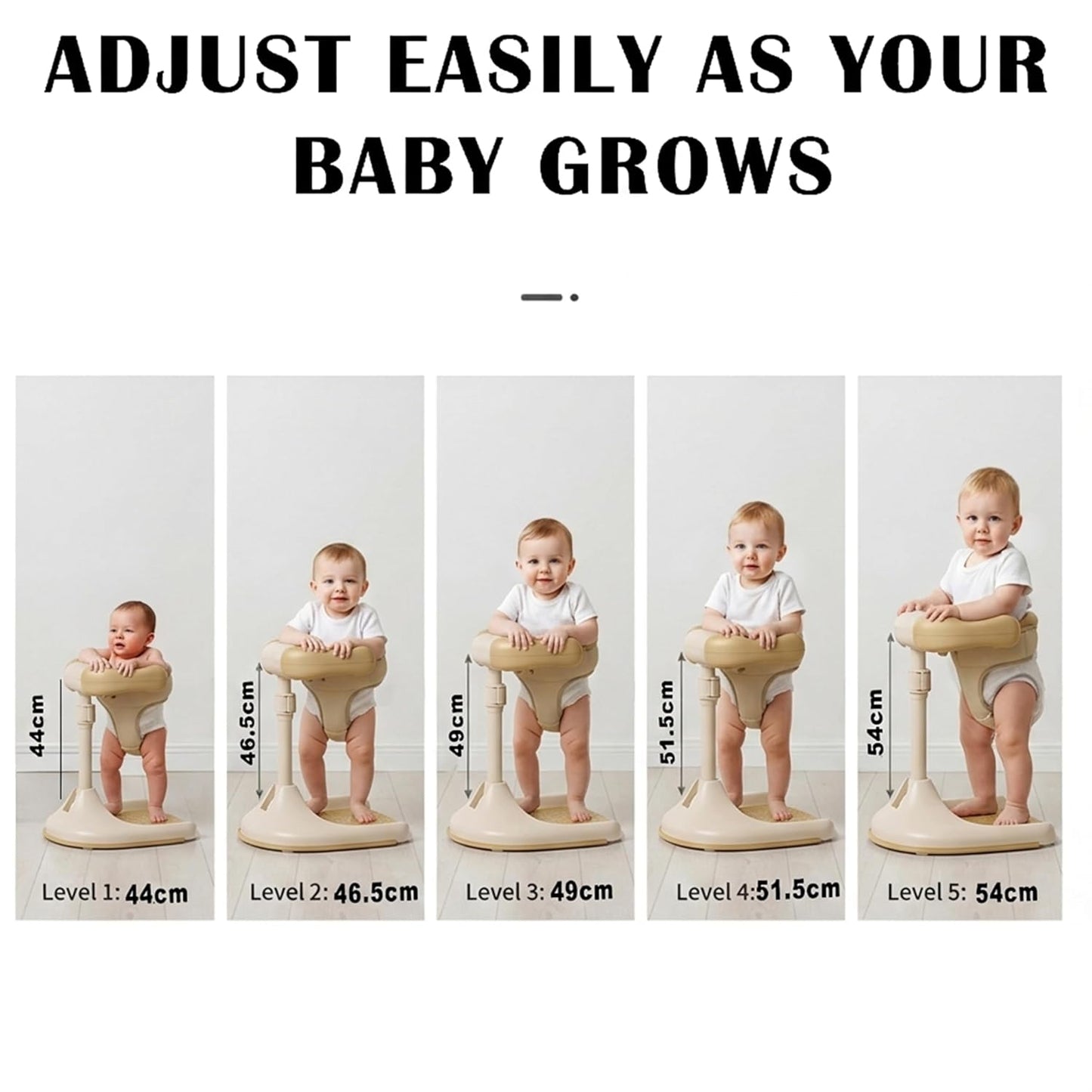 Foldable Baby Bath Stand – 5-Level Adjustable Baby Bath Seat