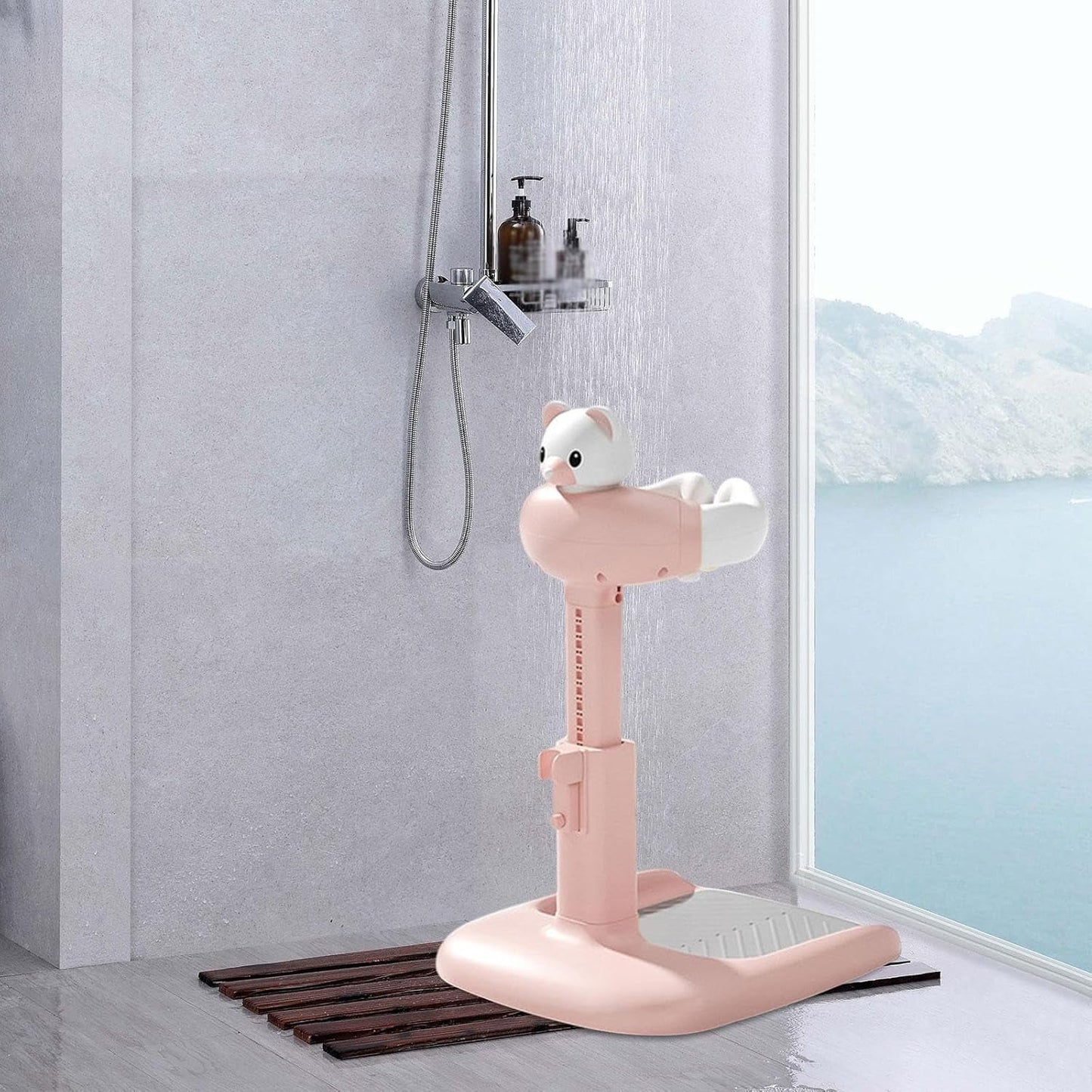 Foldable Baby Bath Stand – 5-Level Adjustable Baby Bath Seat