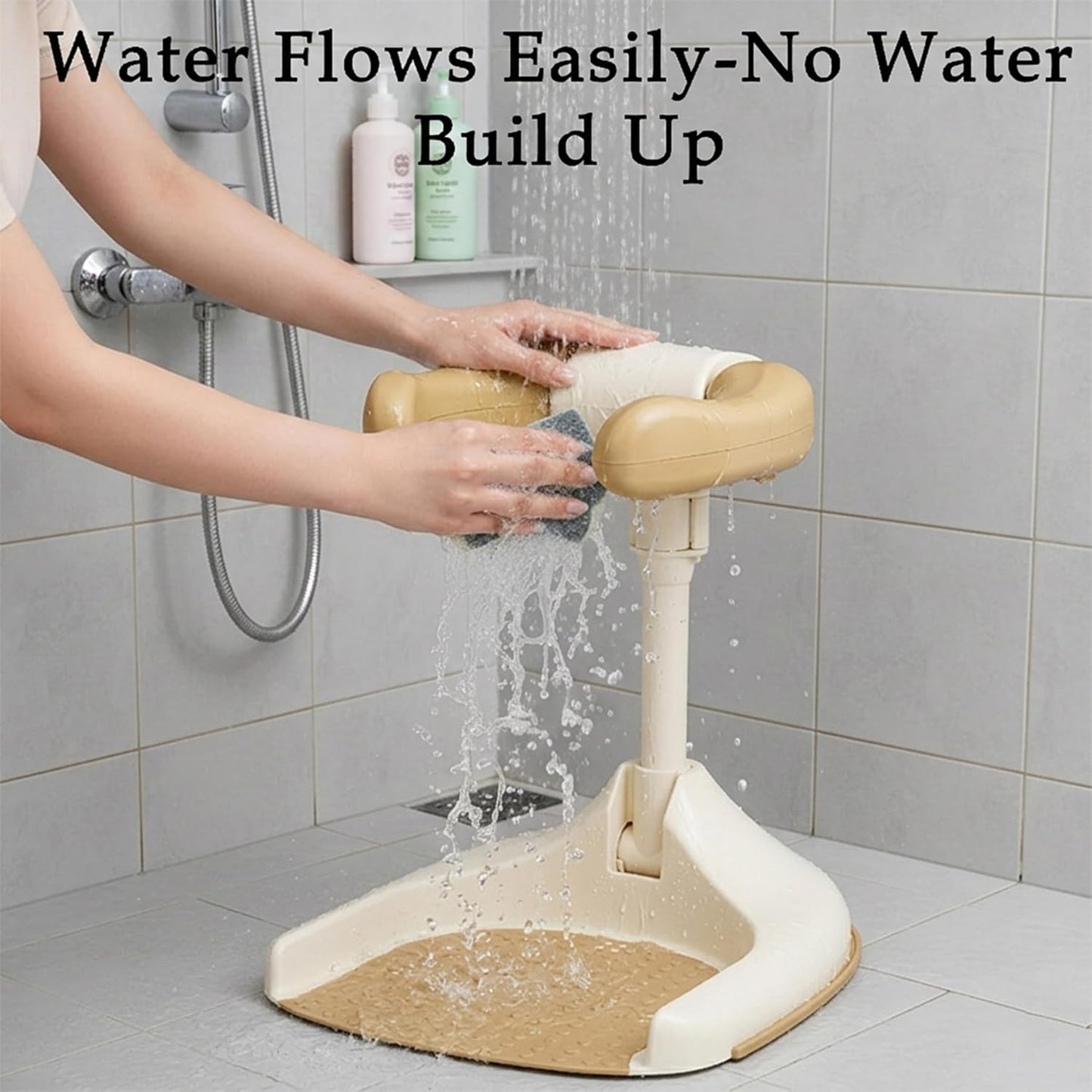 Foldable Baby Bath Stand – 5-Level Adjustable Baby Bath Seat