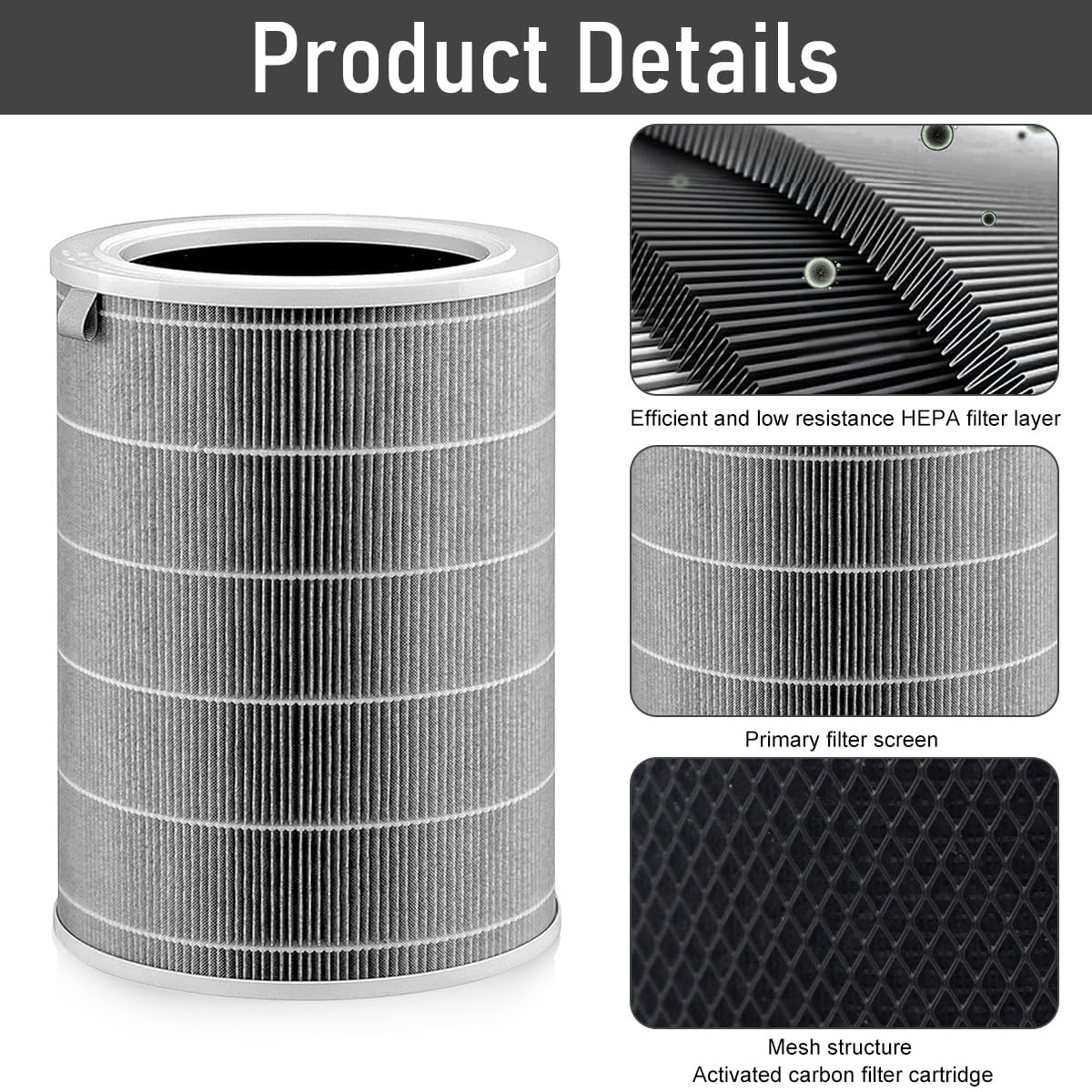 Premium Air Purifier Replacement Filter – High Efficiency Air Filter